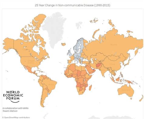 Non Communicable Diseases Ncd Heat Map World Economic Forum