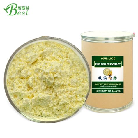 Wholesale Pine Tree Pollen Extract Powder 20 1 Pine Pollen Tincture