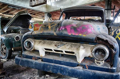 Old And Rusty Oldtimer Car Abandoned Decay Photograph By Dirk Ercken