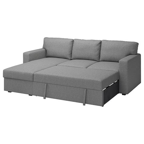 BARSLÖV tibbleby bej gri bazalı yataklı köşe kanepe 80541594 IKEA