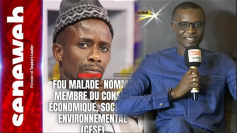 Nomination Fou Malade la pertinente analyse de Babacar Kébé des