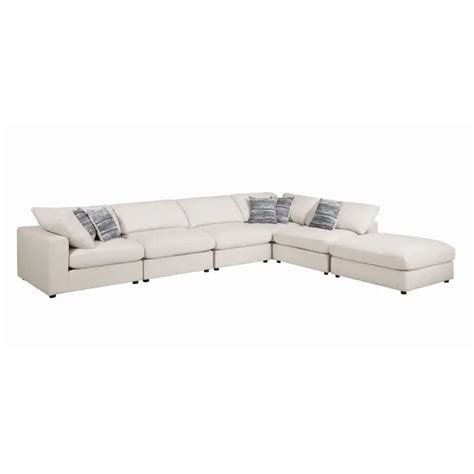 Jhoselin 158 Wide Reversible Modular Sofa Chaise With Ottoman VigsHome