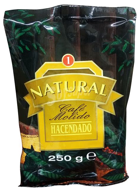 Hacendado Cafe Molido Descafeinado Natural Paquete G