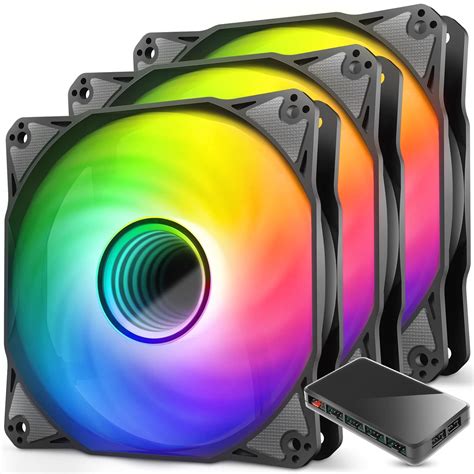 Amazon Antec RGB Fans 120mm Compatible For Desktop RGB Case