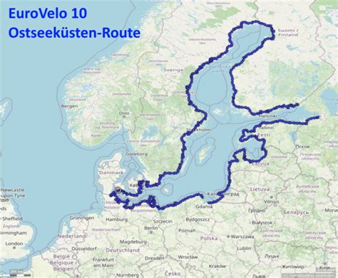 Eurovelo Routen Bersicht Karten Strecken Reisetipps