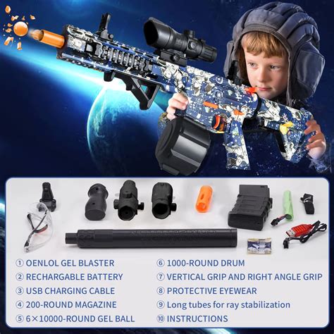 Buy OENLOL Gel Ball Blaster Orby Gun Semi Auto Shooting Mode Outdoor