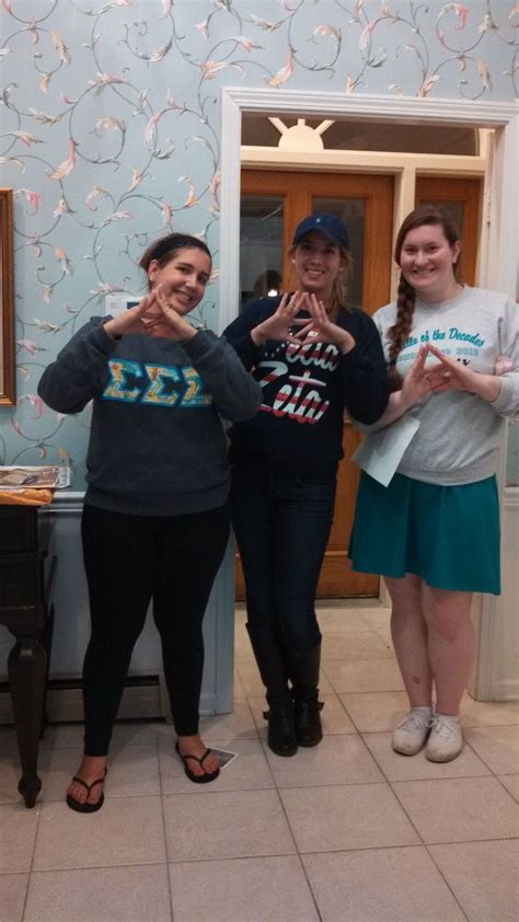 Sigmas Being Panhellenic With A Delta Zeta Sister Delta Zeta