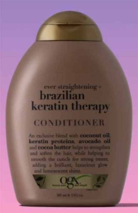 Ogx Ever Straightening Brazilian Keratin Therapy Conditioner Source