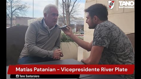 Mano A Mano Con Patanian Vicepresidente De River Youtube