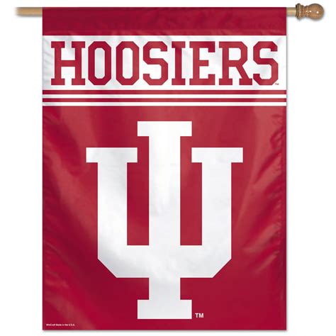 Indiana Hoosiers Vertical 27″ X 37″ Banner Flag Jabberset