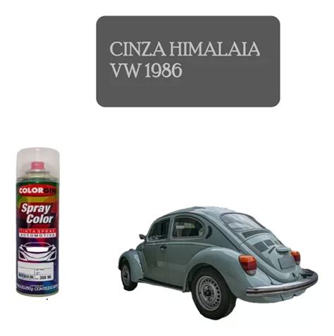 Tinta Spray Automotiva Cinza Himalaia Vw Ml Brilhante Mercadolivre