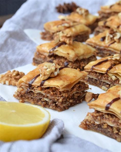 Domácí baklava s vlašskými ořechy filo těsto krok za krokem Koření