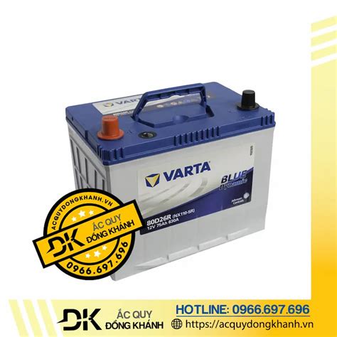 Ắc Quy Varta 80D26R NX110 5R 12V 75Ah