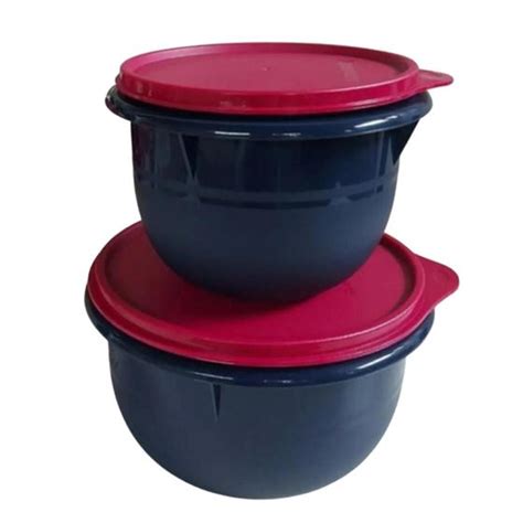 Tigela Batedeira Tupperware Kit Pe As L E L Na Cor Azul