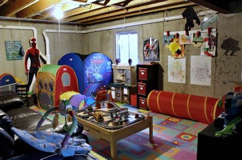 How To Create a Playroom in an Unfinished Basement