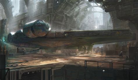 ArtStation - Millenium Falcon fan art