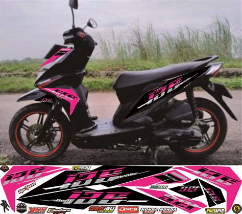 STIKER BEAT 2017 STRIPING DECAL HONDA BEAT ESP 2017 2018 2019 VARIASI