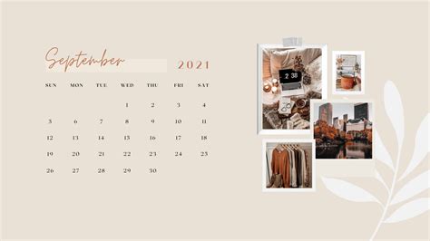 Download September Calendar Macbook Pro Aesthetic Wallpaper ...