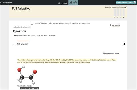 Smartwork Adaptive Assignments For General Chemistry W W Norton