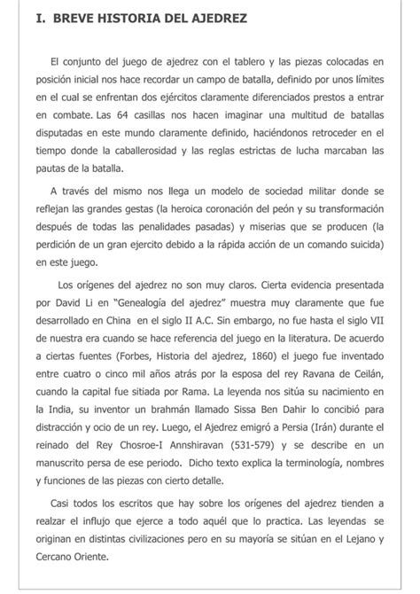 Breve Historia Ajedrez PDF