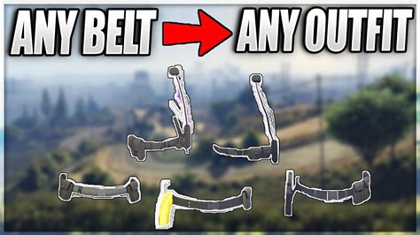 WORKING GTA 5 How To Get ANY BELT On ANY Outfit After Patch 1 62 GTA