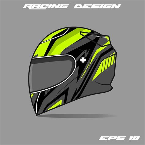 Premium Vector | Racing helmet designs vector