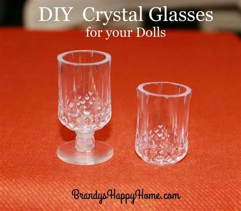 Diy Doll Crystal Glasses Diy Doll Ag Doll Crafts American Girl Diy