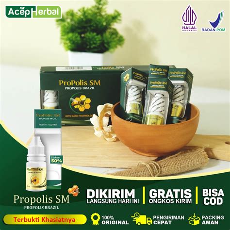 Jual Propolis SM Brazil Original Asli Brazilian Propolis Non Alkohol