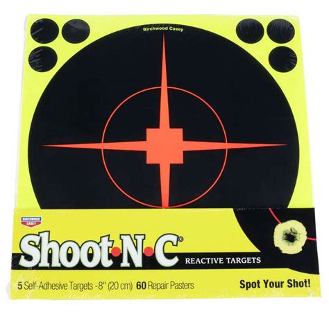 Birchwood Casey 34814 Shoot N C Bullseye Paper Target 8 5 Per Pack