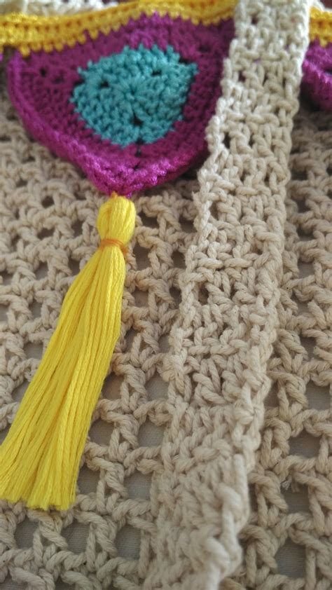 Crochet Kalaakari Mesh Market Bag Free Pattern With Lining Tutorial