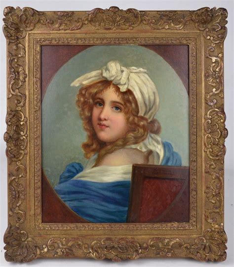 Proantic: John Stevens (1793-1868) Portrait Of A Young Girl Oil On Pan