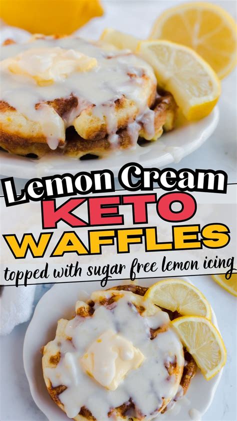 Keto Lemon Chaffle With Lemon Icing Recipe Ketofocus Recipe In 2024