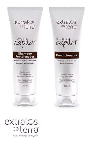 Kit Terapia Capilar Shampoo Condicionador Extratos Da Terra MercadoLivre