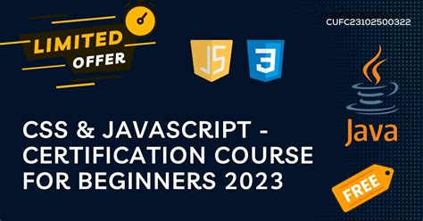 Css Javascript Certification Course For Beginners Cigma