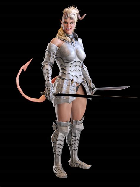 Karlach Baldurs Gate 3 Blonde Paladin 13 By Zeneox On Deviantart