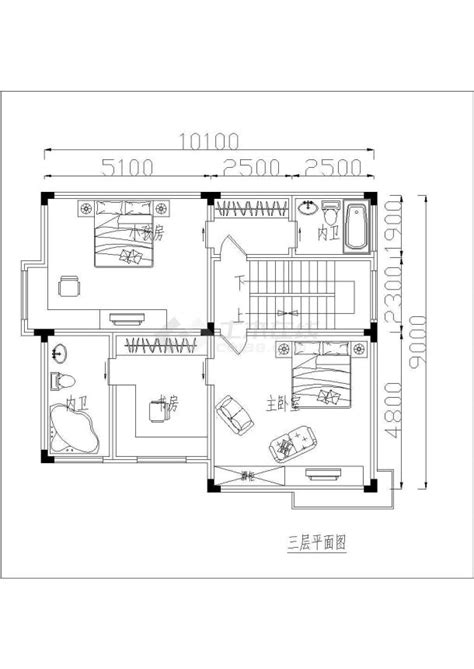 上海某别墅区两套独栋别墅户型方案设计cad平面图（含说明及效果图）独栋别墅土木在线