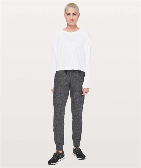 Lululemon Ready To Rulu Pant Updated Heathered Dark Cast Black