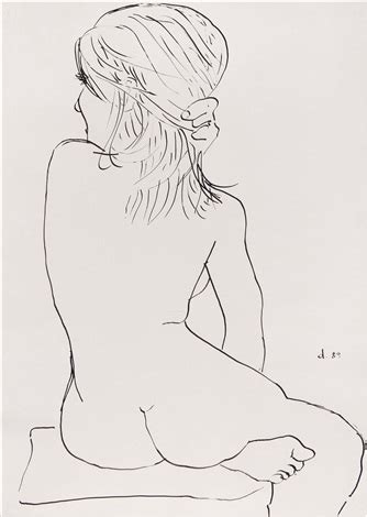 Seated Female Back Nude By Jiri Georg Dokoupil On Artnet