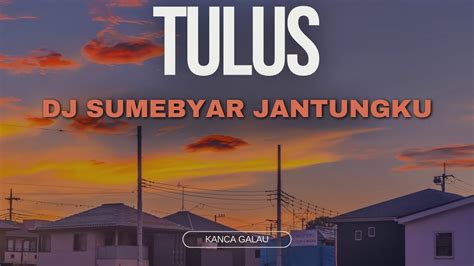 TULUS DJ SUMEBYAR JANTUNGKU Lirik Video YouTube