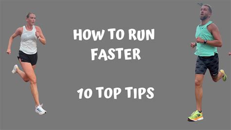 10 Ways How To Run Faster How To Increase Your Running Speed Youtube