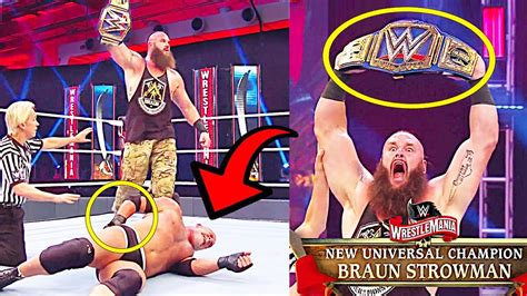 Real Reasons Why Braun Strowman Won Wwe Universal Champion At