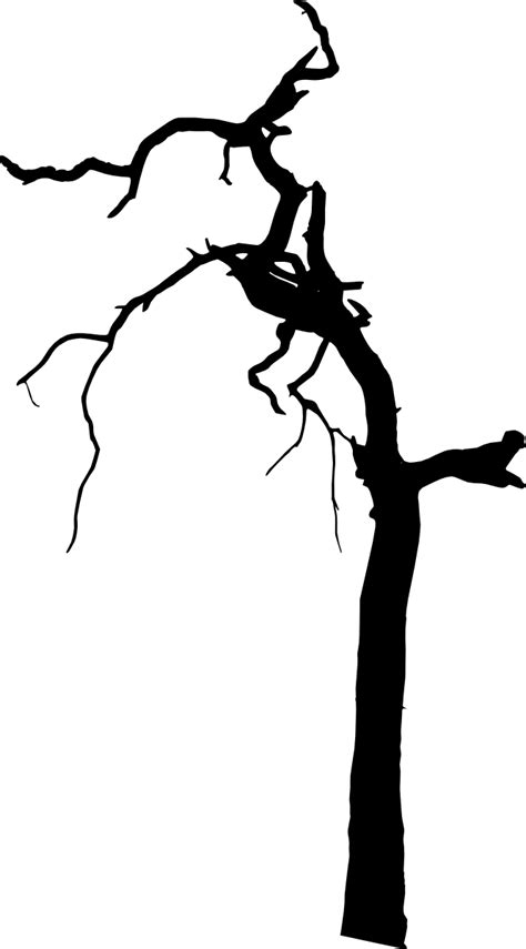 10 Spooky Dead Tree Silhouette Png Transparent Vol 2