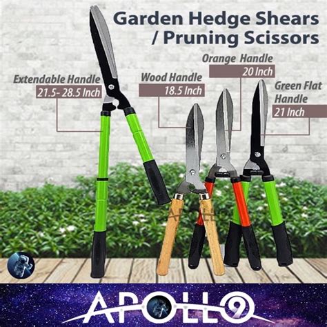 Apollonine Grass Cutter Hedge Shears Grass Scissor Pruning Shear