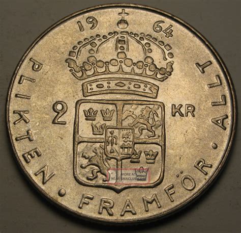 Sweden Kronor U Silver Gustaf Vi Xf