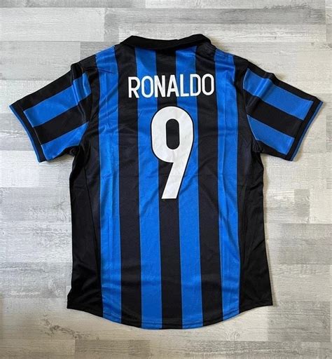 Inter Milan 98/99 R9 Ronaldo 9 Football Soccer Rare Vintage Shirt ...