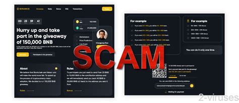 bnb giveaway scam dedicated  virusescom