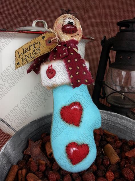 E-Pattern Cozy Gingerbread Hugs Pattern 124 Primitive | Etsy