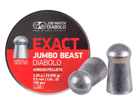 JSB Diabolo Exact Jumbo Beast 22 Cal 33 96 Gr 150 Ct Airgun Depot