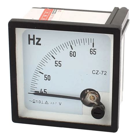 Ac 220v Analog Panel Frequency Meter Tester Gauge Hertz Indicator 45 65hz Sq72 7272mm In