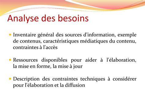 Ppt M Thodologie De Conception Analyse Des Besoins Powerpoint